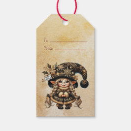 Maak Je Eigen Pittige Magische Kerstkabouter Cadeaulabel