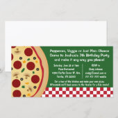 Maak je eigen Pizza Birthday Party (Voorkant / Achterkant)