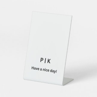 Maak Je Eigen Plastic Voetstuk Bord Reclamebord Met Voetstuk
