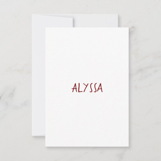 Maak Je Eigen Plat Save The Date Kaart (Voorkant)