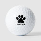 Maak je Eigen Pootafdruk Huisdier Golfballen (Voorkant)