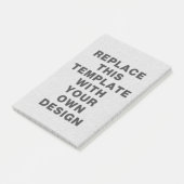 Maak je eigen portret georiënteerd 4 x 6 inch post-it® notes (Schuin)