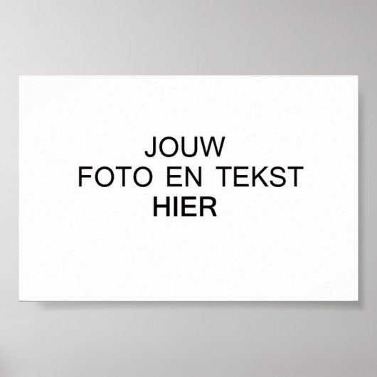 Maak je eigen Poster (Voorkant)