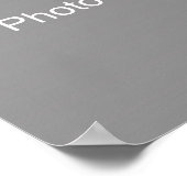 Maak je eigen poster! Foto/art-sjabloon Poster (Hoek)