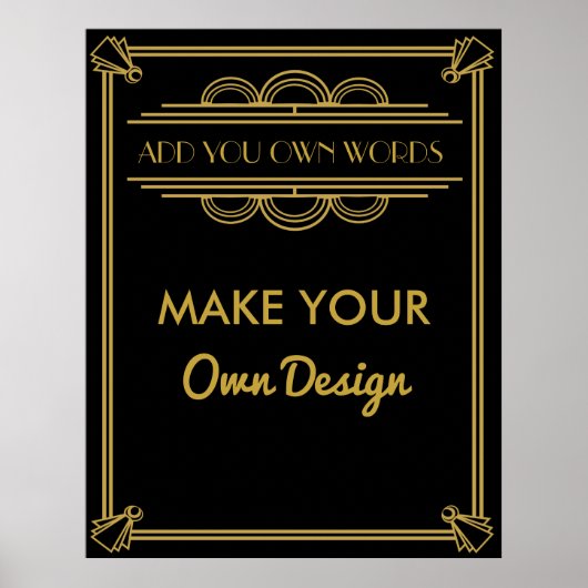 Maak je eigen poster voor je feest (Voorkant)