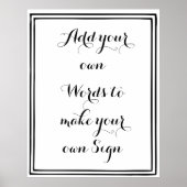 Maak je eigen poster voor je feest (Voorkant)