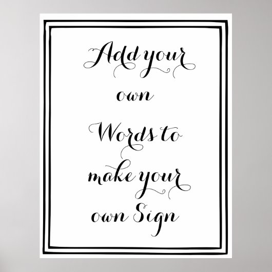 Maak je eigen poster voor je feest (Voorkant)