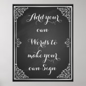 Maak je eigen poster voor je feest of bruiloft (Voorkant)