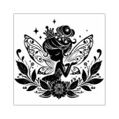 Maak Je Eigen Prachtige Feeënprinses Rubberstempel (Afrduk)