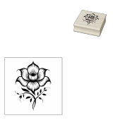 Maak je eigen prachtige gestileerde anemoon rubberstempel (Gestempeld)