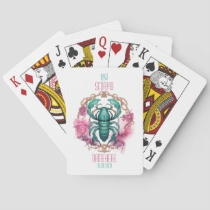 Maak je eigen prachtige Schorpioen-sterrenbeeld Pokerkaarten