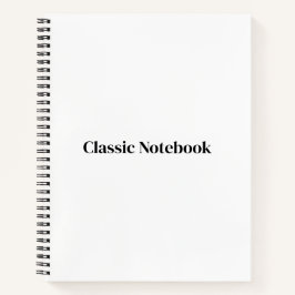 Maak je eigen Premium | 21,59 x 27,94 cm spiraal Notitieboek