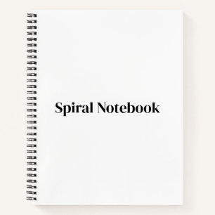 Maak je eigen Premium 8.5" x 11" Spiraal Notitieboek