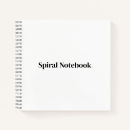 Maak je eigen Premium | 8.5" x 8.5" Spiraal Notitieboek