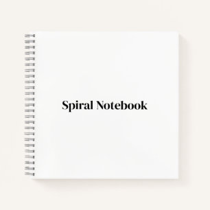 Maak je eigen Premium 8.5" x 8.5" Spiraal Notitieboek