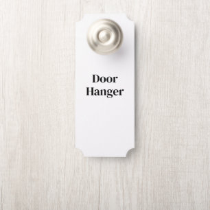Maak je eigen premium 8,9 cm x 21,6 cm deurhanger