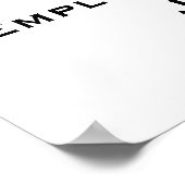 Maak Je Eigen Prijs Poster Sjabloon (Hoek)