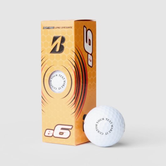 maak je eigen professionele Bridgestone e6 Golfballen (Verpakking)