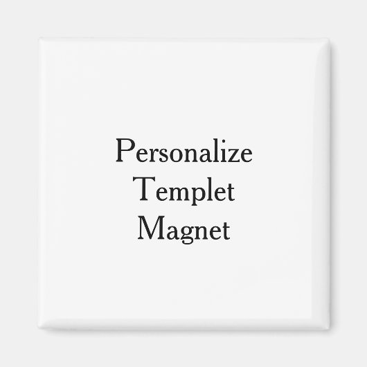 Maak je eigen professionele Squared 2 inch Magneet (Voorkant)