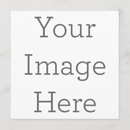 13,3 cm x 13,3 cm Enkele programmakaart (Voorkant)