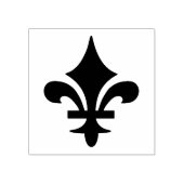 Maak Je Eigen Puntige Fleur De Lis Rubberstempel (Afrduk)