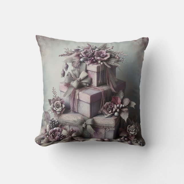 Maak je eigen Purple Rose presenteert Kussen (Voorkant)