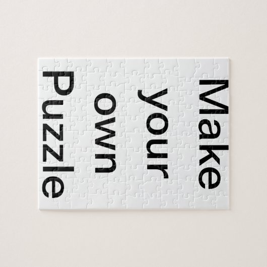 Maak je eigen puzzel legpuzzel (Horizontaal)