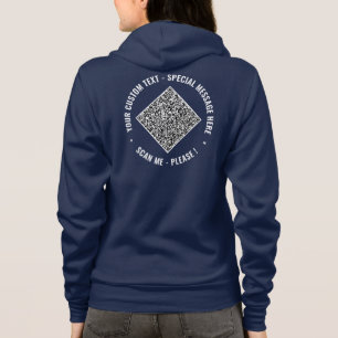 Maak Je Eigen QR Code Hoodies Gepersonaliseerde Te