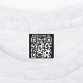 Maak Je Eigen QR-code & Info | Zwart & Wit Labels (Aangebracht)
