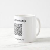 Maak Je Eigen QR Code Koffiemok Zakelijke Cadeaus (Voorkant rechts)