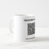 Maak Je Eigen QR Code Koffiemok Zakelijke Cadeaus (Voorkant links)