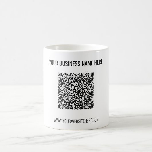 Maak Je Eigen QR Code Koffiemok Zakelijke Cadeaus (Center)