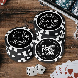 Maak Je Eigen QR Code Logo Poker Chips