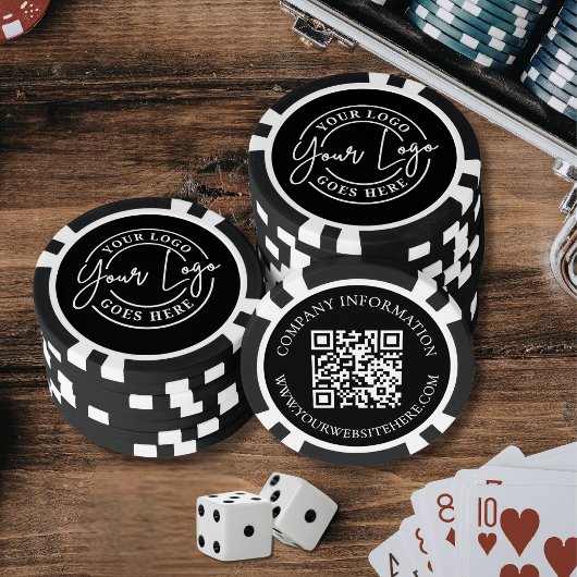Maak Je Eigen QR Code Logo Poker Chips
