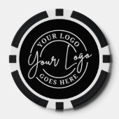 Maak Je Eigen QR Code Logo Poker Chips (Voorkant)