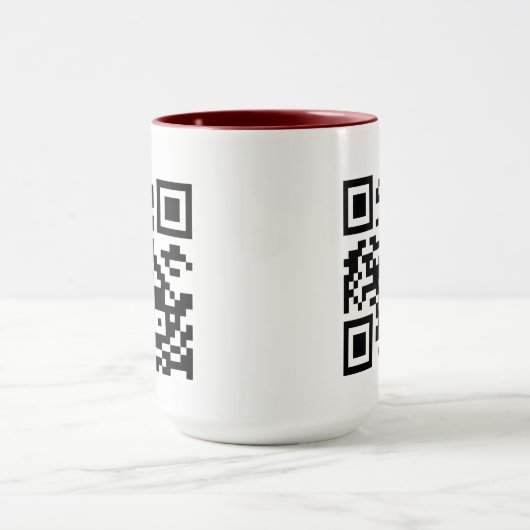 Maak je eigen QR-code Mok (Midden)