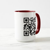 Maak je eigen QR-code Mok (Voorkant rechts)