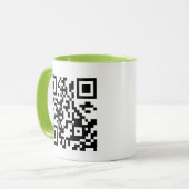 Maak Je Eigen QR Code Mok (Voorkant links)
