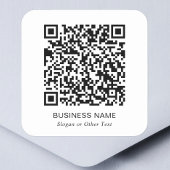 Maak Je Eigen QR Code Promotie Vierkante Sticker