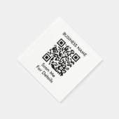 Maak Je Eigen QR Code Servet (Hoek)