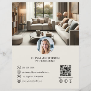 Maak Je Eigen QR-Code Social Media Zakelijk Flyer