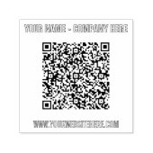 Maak Je Eigen QR Code Stempel Sjabloon Aangepaste (Design)