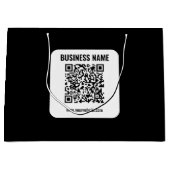 Maak Je Eigen QR Code | Transparant Groot Cadeauzakje (Voorkant)