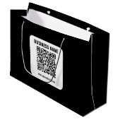 Maak Je Eigen QR Code | Transparant Groot Cadeauzakje (Voorkant Gekanteld)