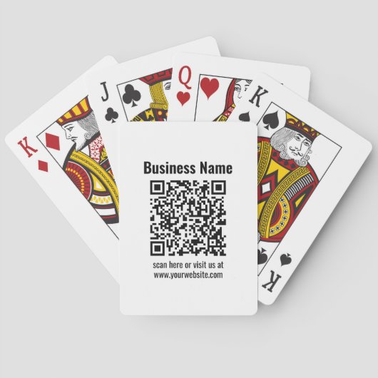 Maak je eigen QR-code | Transparant Pokerkaarten (Achterkant)