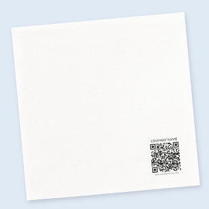 Maak je eigen QR-code Zwart en Wit Servet