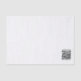 Maak je eigen QR-code | Zwart en Wit Tissuepapier
