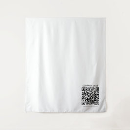 Maak je eigen QR-code | Zwart en Wit Wandkleed