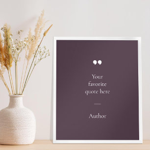 Maak je eigen quote poster
