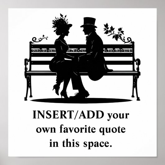 MAAK JE EIGEN quote poster - kunstposter (Voorkant)
